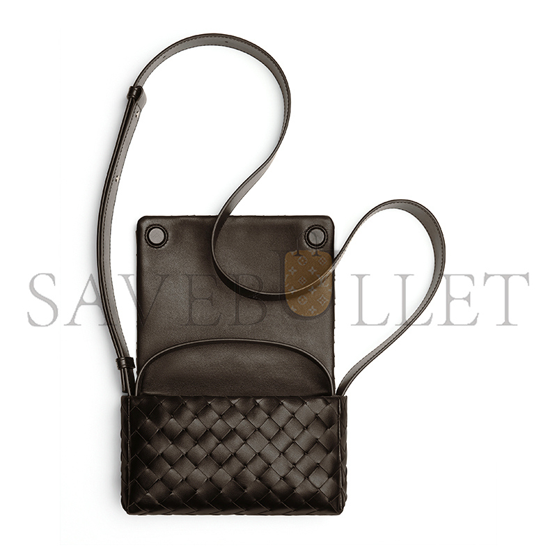 B0tt*ga Ven*ta INTRECCIATO MINI BAG WITH FLAP 857931V2HL02145 (20*12*6.5cm)